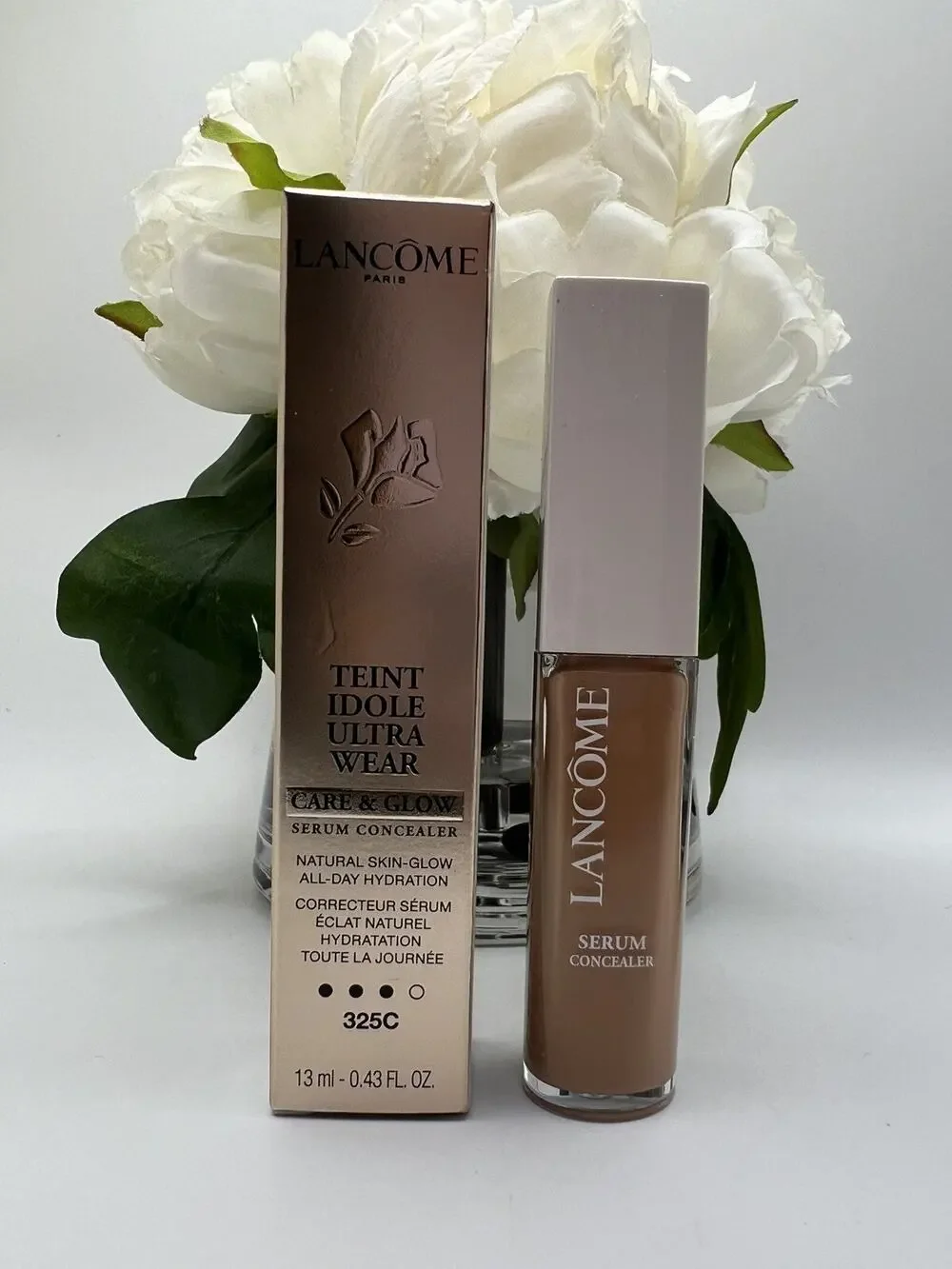 Lancome Teint Idole Ultra Wear Care & Glow Serum Concealer 325C 0.43 Fl Oz /13ml